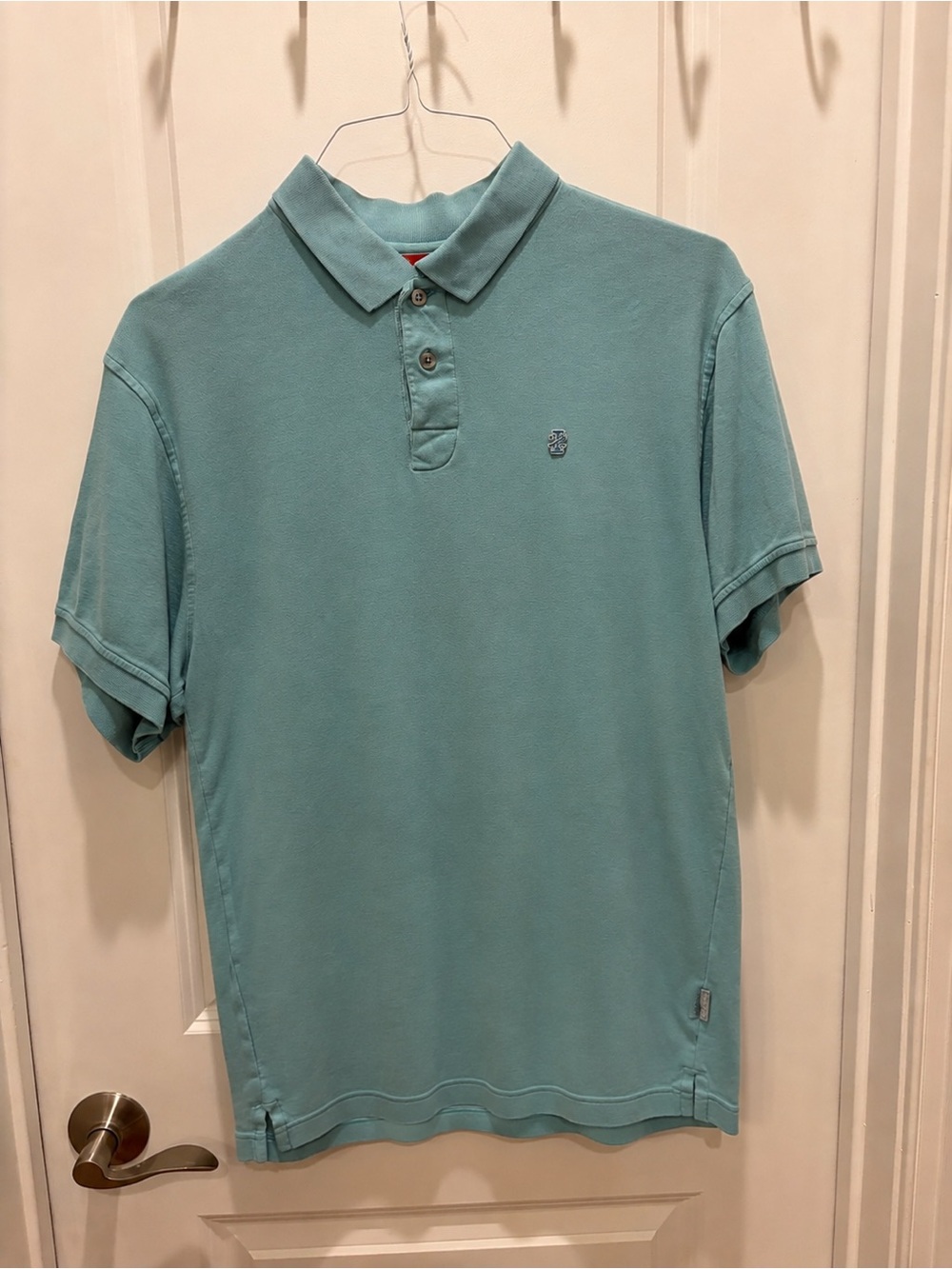 Izod Teal Short Sleeve Polo Shirt
